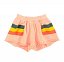 Piupiuchick,shorts | pink w/ multicolor stripes